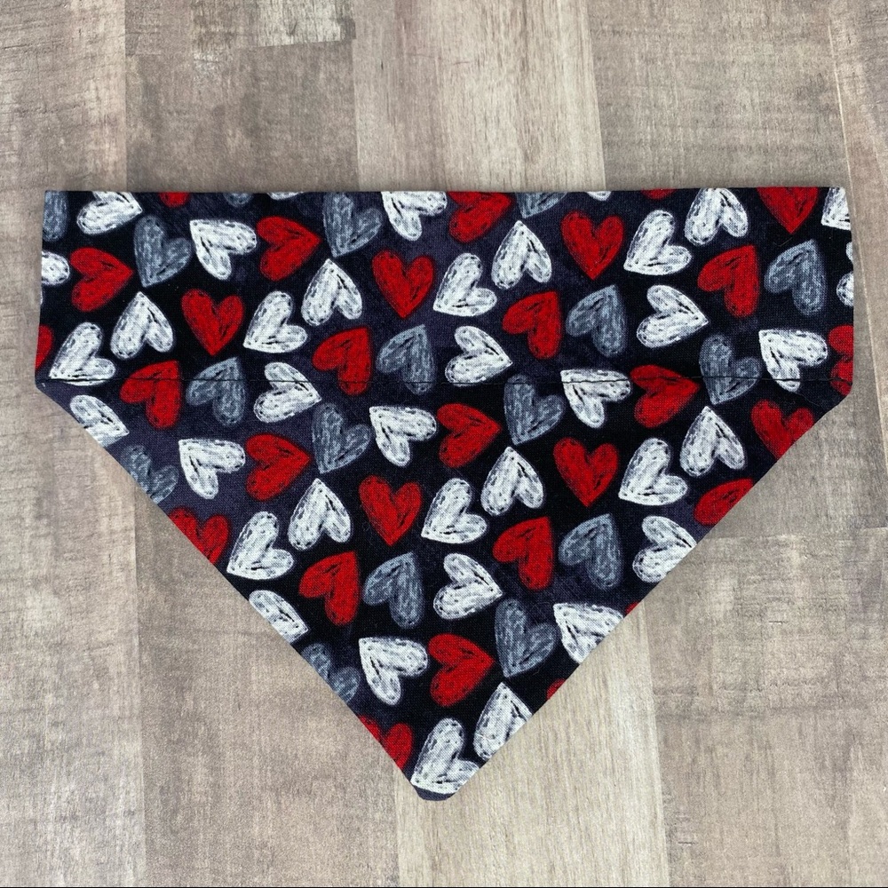 Dog Bandana - Handmade Hearts ♥️ NWT